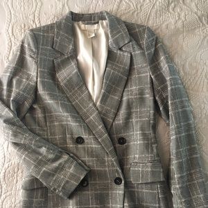 H&M Plaid Blazer